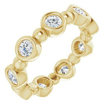 Load image into Gallery viewer, 14K Yellow 9/10 CTW Diamond Eternity Band
