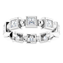 Charger l&#39;image dans la galerie, Bracelet d&#39;éternité en platine 9/10 CTW Diamond
