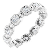 Load image into Gallery viewer, 14K White 5/8 CTW Diamond Eternity Band
