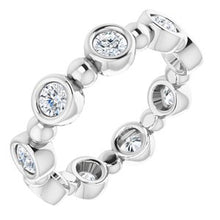 Load image into Gallery viewer, 14K White 9/10 CTW Diamond Eternity Band

