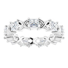 Load image into Gallery viewer, Platinum 1 1/2 CTW Diamond Eternity Band
