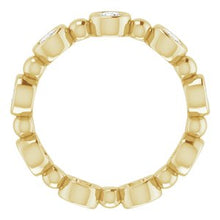 Load image into Gallery viewer, 14K Yellow 9/10 CTW Diamond Eternity Band

