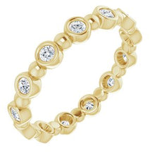 Charger l&#39;image dans la galerie, Bezel-Set Eternity Band 
