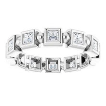 Load image into Gallery viewer, 14K White 7/8 CTW Diamond Eternity Band
