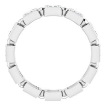 Load image into Gallery viewer, Platinum 7/8 CTW Diamond Eternity Band

