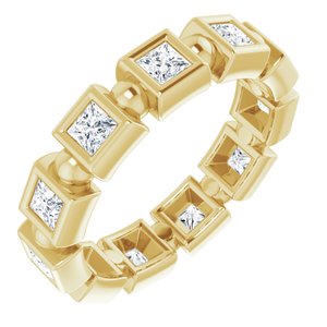 14K Yellow 7/8 CTW Diamond Eternity Band