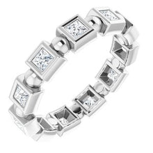 Charger l&#39;image dans la galerie, Bracelet d&#39;éternité en platine 5/8 CTW avec diamants
