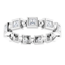 Charger l&#39;image dans la galerie, Bracelet d&#39;éternité en platine 5/8 CTW avec diamants
