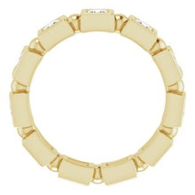 Load image into Gallery viewer, 14K Yellow 7/8 CTW Diamond Eternity Band
