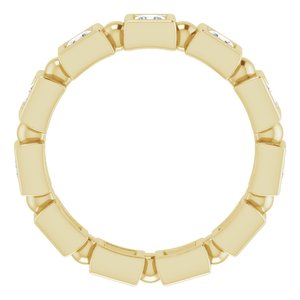 14K Yellow 7/8 CTW Diamond Eternity Band