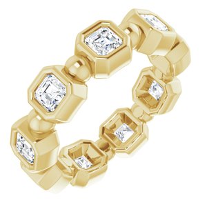 Bracelet d'éternité en diamant 14K jaune 1 1/2 CTW