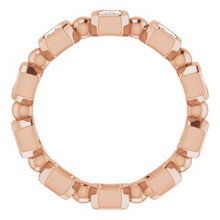 Load image into Gallery viewer, 14K Rose 1 CTW Diamond Eternity Band
