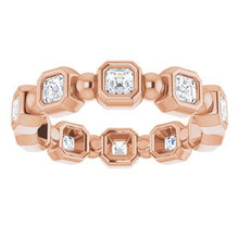 Load image into Gallery viewer, 14K Rose 1 CTW Diamond Eternity Band

