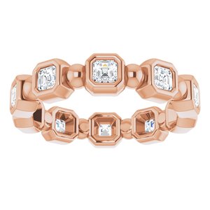 14K Rose 1 CTW Diamond Eternity Band