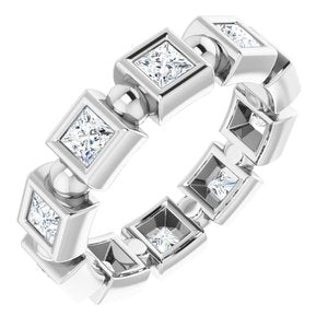 Bracelet d'éternité en diamant 14K blanc 1 CTW