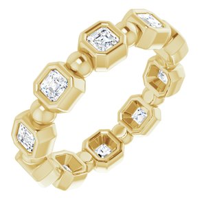 Bracelet d'éternité en diamant 14K jaune 1 CTW