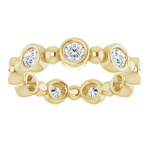 Bracelet d'éternité en diamant 14K jaune 1 CTW