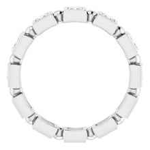 Charger l&#39;image dans la galerie, Bracelet d&#39;éternité en platine 3/4 CTW Diamond
