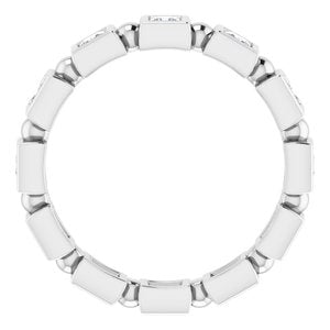 Bracelet d'éternité en platine 3/4 CTW Diamond