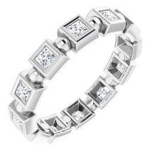 Charger l&#39;image dans la galerie, Bracelet d&#39;éternité en platine 3/4 CTW Diamond
