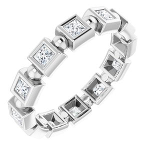 Bracelet d'éternité en platine 3/4 CTW Diamond