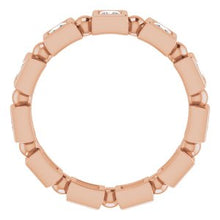 Charger l&#39;image dans la galerie, 14K Rose 1 CTW Diamond Eternity Band
