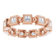 Charger l&#39;image dans la galerie, 14K Rose 1 CTW Diamond Eternity Band
