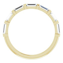 Load image into Gallery viewer, 14K Yellow 9/10 CTW Diamond Anniversary Band
