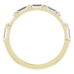 14K Yellow 9/10 CTW Diamond Anniversary Band