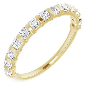 Bande d'anniversaire en diamant 14K jaune 5/8 CTW