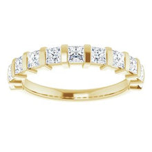 Charger l&#39;image dans la galerie, Jonc anniversaire en diamant 14K jaune 1 CTW
