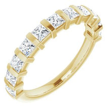 Charger l&#39;image dans la galerie, Jonc anniversaire en diamant 14K jaune 1 CTW
