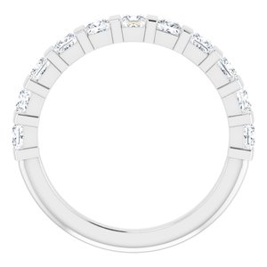 14K White 1 CTW Diamond Anniversary Band