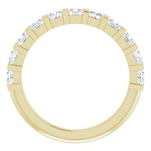 Charger l&#39;image dans la galerie, Jonc anniversaire en diamant 14K jaune 1 CTW
