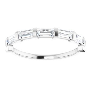 14K White 9/10 CTW Diamond Anniversary Band