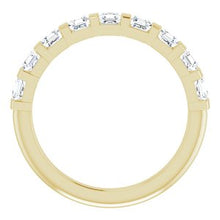 Load image into Gallery viewer, 14K Yellow 9/10 CTW Diamond Anniversary Band
