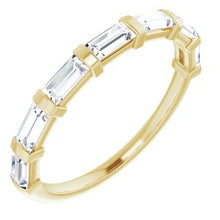 Load image into Gallery viewer, 14K Yellow 9/10 CTW Diamond Anniversary Band
