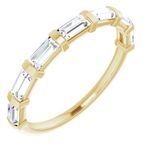 14K Yellow 9/10 CTW Diamond Anniversary Band