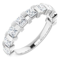 Load image into Gallery viewer, 14K White 1 3/8 CTW Diamond Anniversary Band
