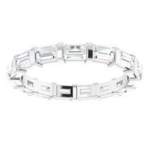 Charger l&#39;image dans la galerie, Bracelet d&#39;éternité en platine 1 3/8 CTW Diamond

