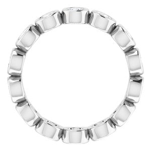 Bracelet d'éternité en diamant 14K blanc 1 CTW