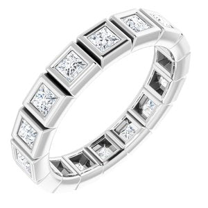 Bracelet d'éternité en platine 9/10 CTW Diamond