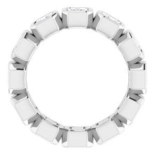 Load image into Gallery viewer, Platinum 2 1/4 CTW Diamond Eternity Band
