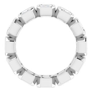 Bracelet d'éternité en diamant 14K blanc 2 1/4 CTW