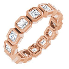 Load image into Gallery viewer, 14K Rose 1 5/8 CTW Diamond Eternity Band
