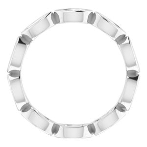 Platinum 3/4 CTW Diamond Eternity Band
