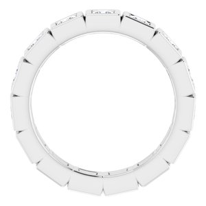 Platinum 1 1/5 CTW Diamond Eternity Band