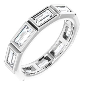 Bracelet d'éternité en diamant 14K blanc 1 3/8 CTW