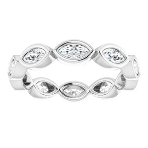 Platinum 3/4 CTW Diamond Eternity Band