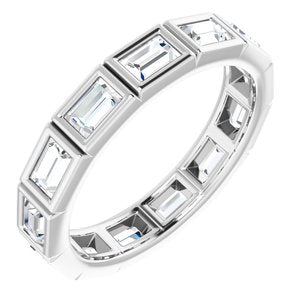 Bracelet d'éternité en diamant 14K blanc 1 1/4 CTW